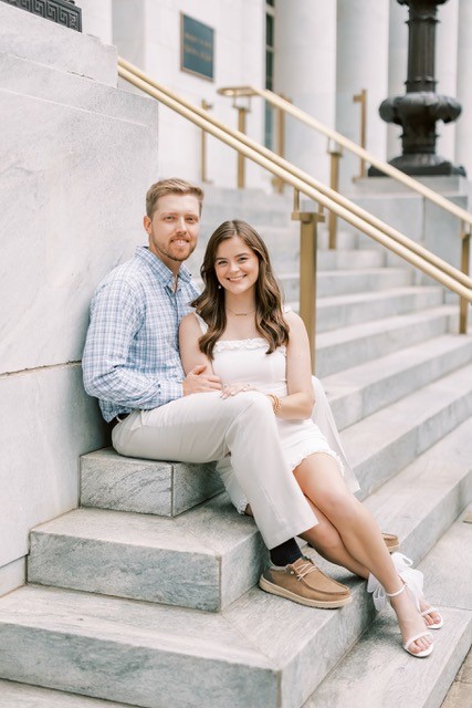 Caroline Jessup and Justin Lavender